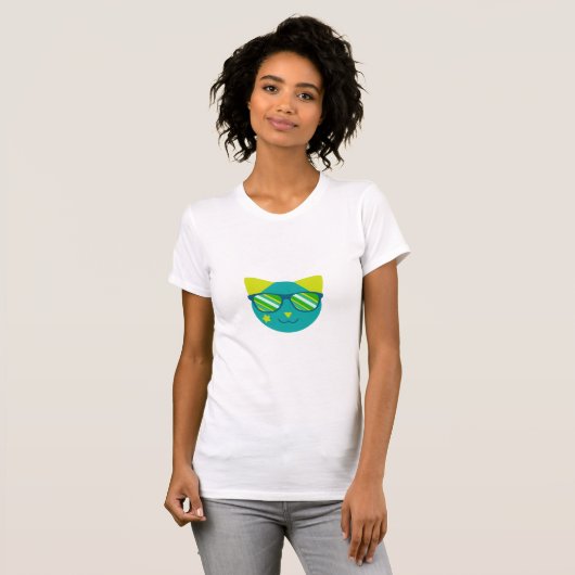 宇宙猫 Tシャツ (正面フル)