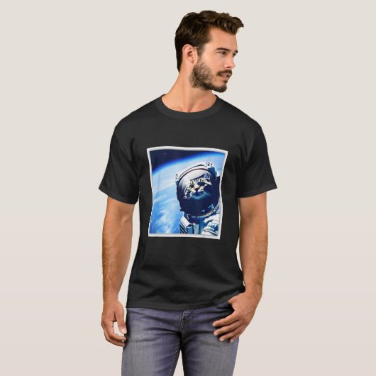 宇宙猫 Tシャツ (正面フル)