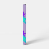 宇宙猫Samsung Galaxyスマホケース - 紫 Samsung Galaxyケース (左側面)