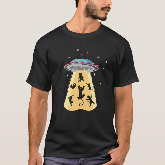 宇宙猫Tシャツ Tシャツ (正面)