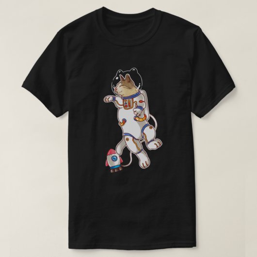 宇宙猫Tシャツ Tシャツ (デザイン正面)