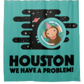 宇宙猿 シャワーカーテン (正面)