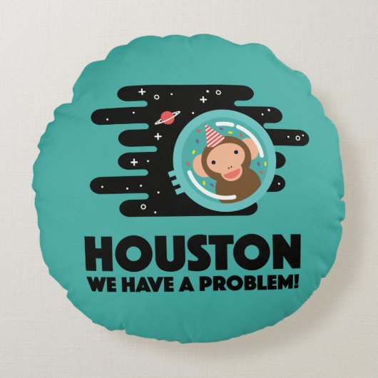 宇宙猿 ラウンドクッション (正面)