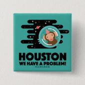 宇宙猿 缶バッジ (正面)