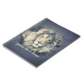 宇宙獅子王 |カスタムノートブック(80ページB&W) ノートブック (左側)