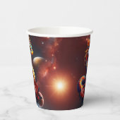 宇宙王室のの星蛇。 紙コップ (左)