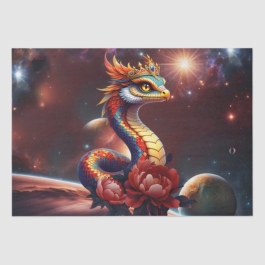 宇宙王室のの星蛇。 薄葉紙 (正面)