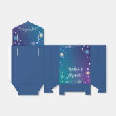 宇宙用ベビーシャワー銀河系 フェイバーボックス (折り畳みなし)