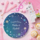 宇宙用ベビーシャワー銀河系 ペーパープレート (パーティー)