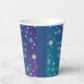 宇宙用ベビーシャワー銀河系 紙コップ (左)