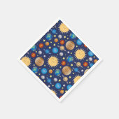 宇宙用ベビーシャワー スタンダードカクテルナプキン (角)