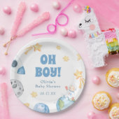 宇宙用ベビーシャワー ペーパープレート (パーティー)