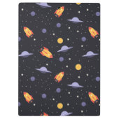 宇宙用ロケットと宇宙船 クリップボード (裏面)
