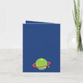 宇宙用ロケット折り畳みサンキューカード サンキューカード (裏面)