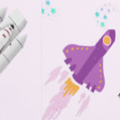 宇宙用子供部屋壁紙 壁紙 (縫い目)