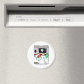 宇宙用T型マグおもしろいカード等のトイレ マグネット (インサイチュ (食洗機))