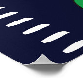 宇宙男の子の成長チャートのルーラー私の成長チャート ポスター (角)