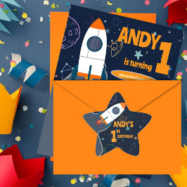 宇宙男女兼用初の誕生日パーティー 星シール