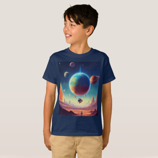 宇宙界 Tシャツ (正面フル)