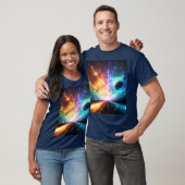 宇宙疑問に思の宇宙 Tシャツ (ユニセックス)