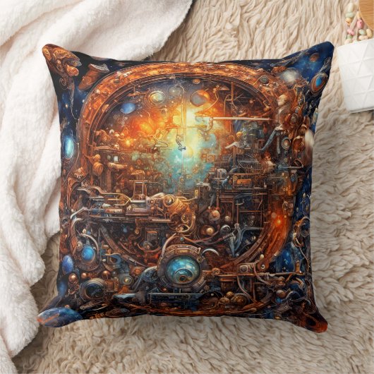 宇宙疑問に思 クッション (ブランケット)