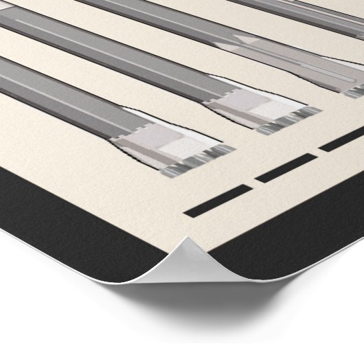 宇宙発射車 ポスター (角)