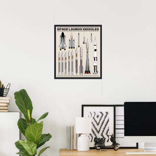 宇宙発射車 ポスター (ホームオフィス)