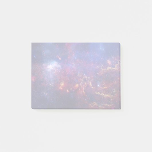 宇宙白熱［赤熱］光を放つの明るい銀河系 ポストイット (正面)