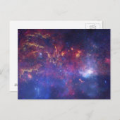 宇宙白熱［赤熱］光を放つの明るい銀河系 ポストカード (正面/裏面)