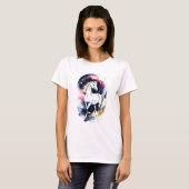 宇宙白馬 Tシャツ (正面フル)