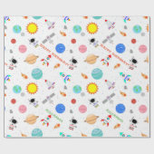 宇宙白 ラッピングペーパー (フラット)