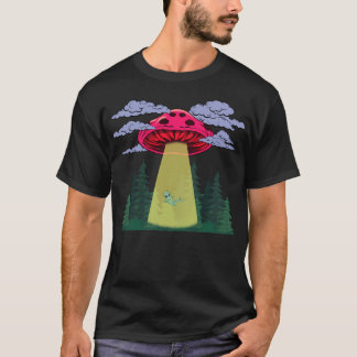 宇宙真菌を使って宇宙旅行に乗り出す Tシャツ