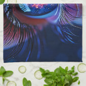 宇宙眼星明るい視線 キッチンタオル (折り畳み)