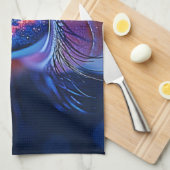 宇宙眼星明るい視線 キッチンタオル (四つ折り)