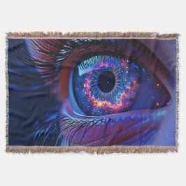 宇宙眼星明るい視線 スローブランケット