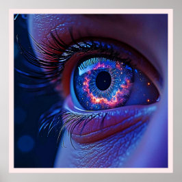 宇宙眼星明るい視線 ポスター