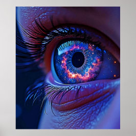 宇宙眼星明るい視線 ポスター