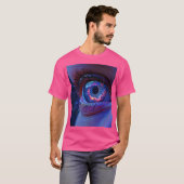 宇宙眼星明るい視線 Tシャツ (正面フル)