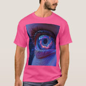 宇宙眼星明るい視線 Tシャツ (正面)
