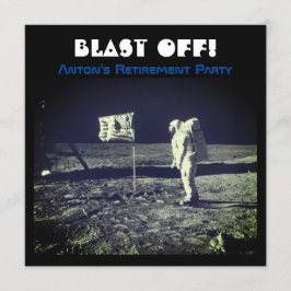 宇宙着陸 宇宙飛行士 月面歩行 招待状