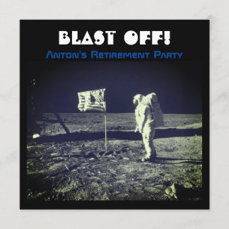 宇宙着陸 宇宙飛行士 月面歩行 招待状