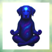 宇宙瞑想犬 輝く第三の目でこんにちは ウィンドウサイン (シート3)