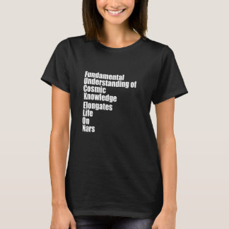 宇宙知識エロンの基礎的理解 Tシャツ