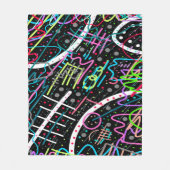 宇宙破片 フリースブランケット (正面)