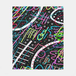 宇宙破片 フリースブランケット