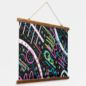 宇宙破片 吊り下げ型タペストリー (傾斜あり)