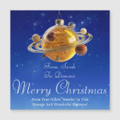 宇宙磁気クリスマスカード (正面)