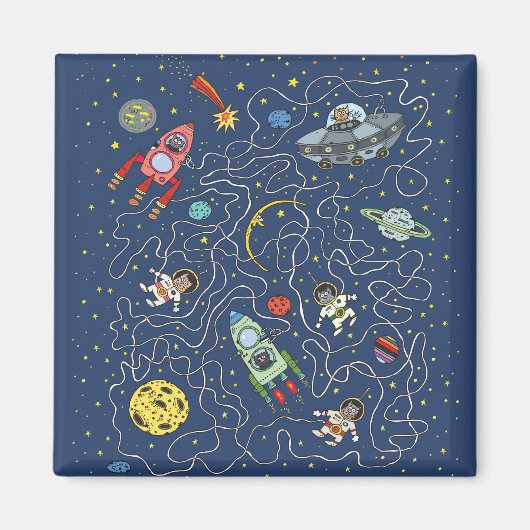 宇宙磁石の猫 マグネット (正面)