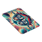 宇宙磁石の猫！ マグネット (右側)