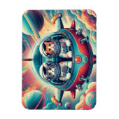 宇宙磁石の猫！ マグネット (縦)